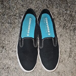 Converse Chuck Taylor Rio Black Slip-On Sneakers 7.5